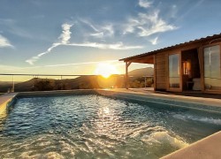  Coucher de soleil à Cabaña Miravalle, El Gastor